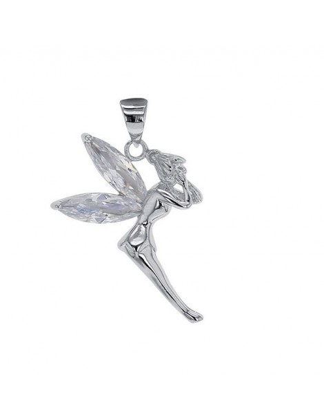 Pendentif fée en argent rhodié et oxydes de zirconium 316379 Laval 1878 42,00 €