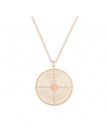 Collier en forme de cible en acier rose - 51 cm 31710262R One Man Show 36,00 €