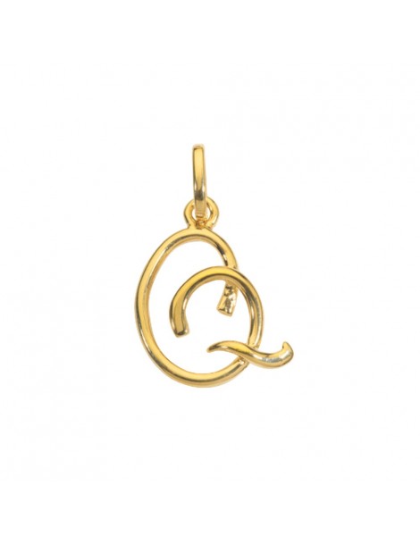 Gold plated pendant letter Q 320102 Laval 1878 14,90 €