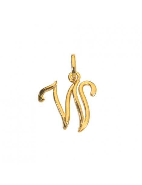 Gold plated pendant letter W 320108 Laval 1878 14,90 €