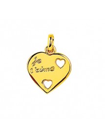 Gold plated heart pendant "Je t'aime" 326537 Laval 1878 19,90 €