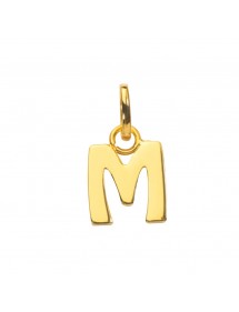 Gold plated pendant capital letter M 320124 Laval 1878 14,50 €