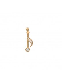 Ciondolo musicale in oro placcato e ossido di zirconio 3260179 Laval 1878 19,90 €