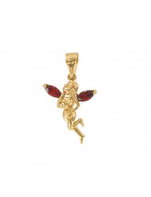 Fairy pendant from the front with red tinted zirconium oxides 3260184 Laval 1878 22,00 €