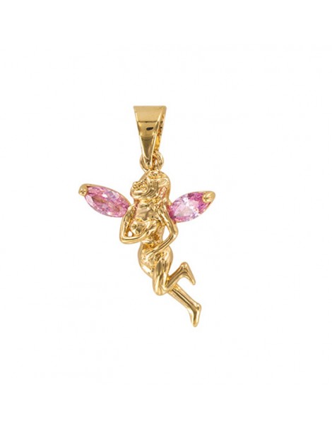 Pendente fata dal davanti con ossidi di zirconio tinti di rosa 3260185 Laval 1878 22,00 €