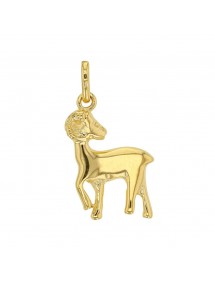 Pendentif signe du Zodiaque en plaqué or - Bélier 3260200 Laval 1878 22,00 €