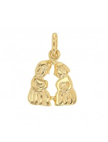 Gold Plated Zodiac Sign Pendant - Gemini 3260202 Laval 1878 22,00 €