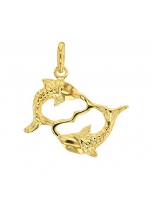 Pendentif signe du Zodiaque en plaqué or - Poissons 3260211 Laval 1878 22,00 €