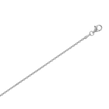 Collana in maglia di argento rodiato diametro 0,45 - L 45 cm 31610253RH Laval 1878 21,00 €