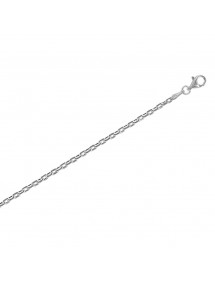 Necklace in silver rhodium knit mesh diameter 0,60 - L 50 cm 31610260RH Laval 1878 36,90 €
