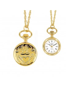 Golden palladium pendant watch with Roman numerals and heart 755250 Laval 1878 99,90 €