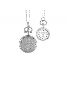 Montre pendentif pour femme motif fleur avec chaîne 750317 Laval 1878 109,00 €