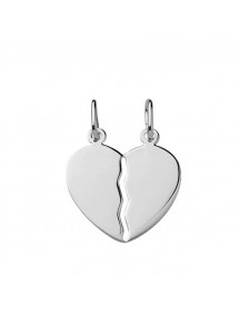 Solid heart shaped separable pendant in sterling silver 316499 Laval 1878 29,90 €