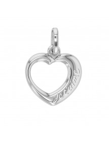 Pendentif en argent massif cœur gravé "Je t'aime" 31610437 Laval 1878 29,90 €