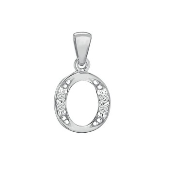 Ciondolo in argento rodiato e ossidi di zirconio - Lettera O 31610349O Laval 1878 24,00 €