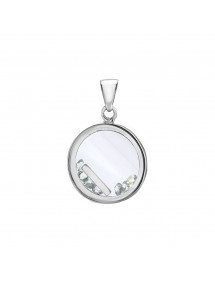 Pendentif lettre dans un rond avec des oxydes de zirconium - Lettre I 31610350I Laval 1878 36,00 €