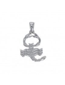 Pendentif signe du Zodiaque Scorpion en argent rhodié 316271 Laval 1878 24,00 €