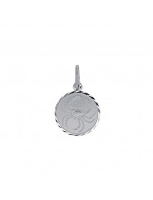 Pendentif signe du Zodiaque Cancer rond strié en argent rhodié 31610373 Laval 1878 19,90 €