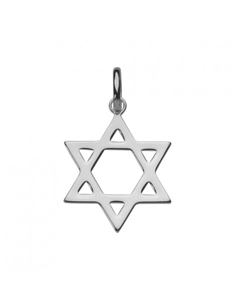 Star of David pendant in sterling silver