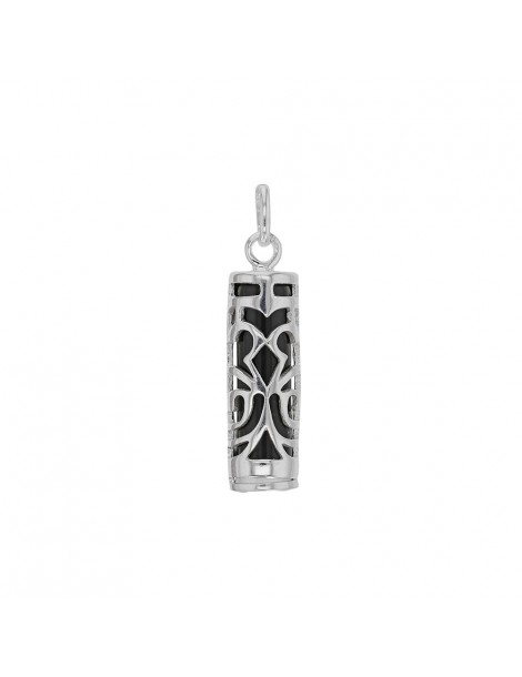 Tiki Onyx Anhänger Symbol der Stärke in Rhodium Silber 316112 Laval 1878 34,90 €