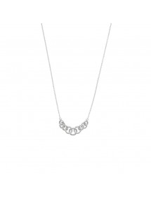 Collier mailles entrelacées en argent 925/1000 rhodié 317395 Laval 1878 34,90 €