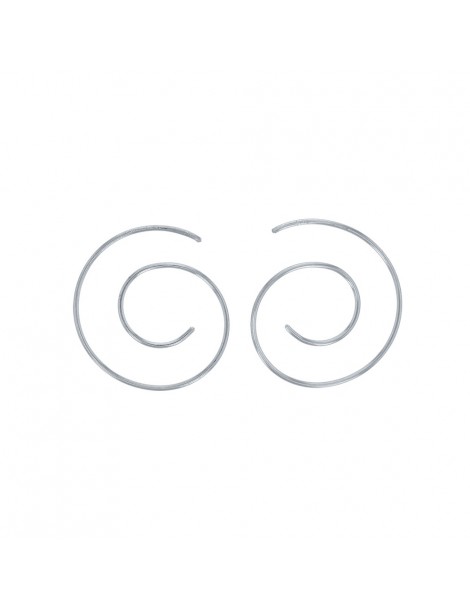 Ohrringe 30mm Spirale Silber Ohrringe Rhodium 3131626 Laval 1878 24,00 €