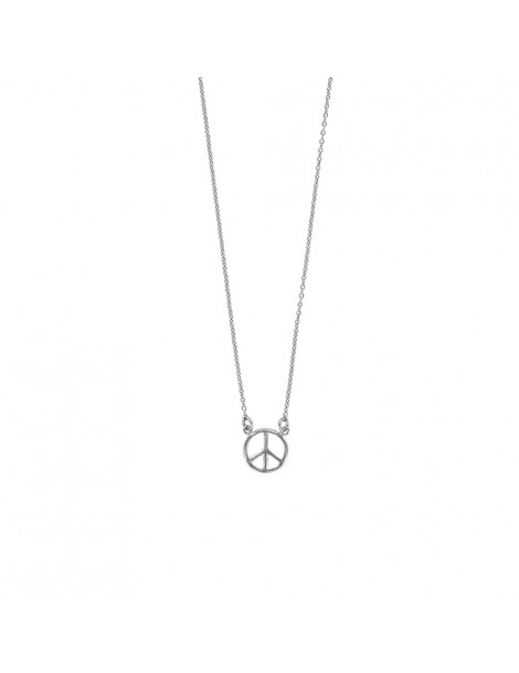 Collier Peace & Love en argent 925/1000 rhodié 3171070 Laval 1878 32,90 €