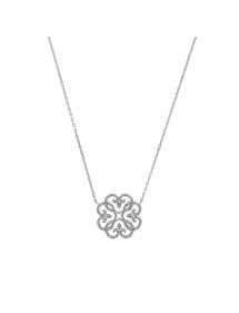 Collier orné d'une arabesque arrondie en argent rhodié 31710108 Laval 1878 34,90 €