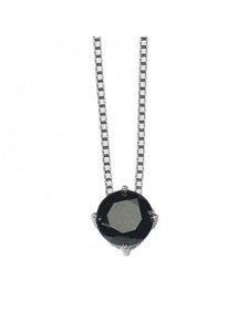 Necklace with black oxide ø 7 mm and rhodium silver 3170861 Laval 1878 34,00 €