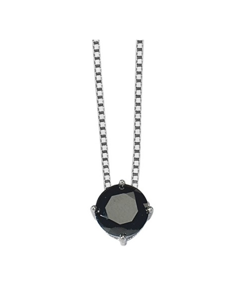 Collier avec une oxyde teinté noir ø 7 mm et argent rhodié 3170861 Laval 1878 34,00 €