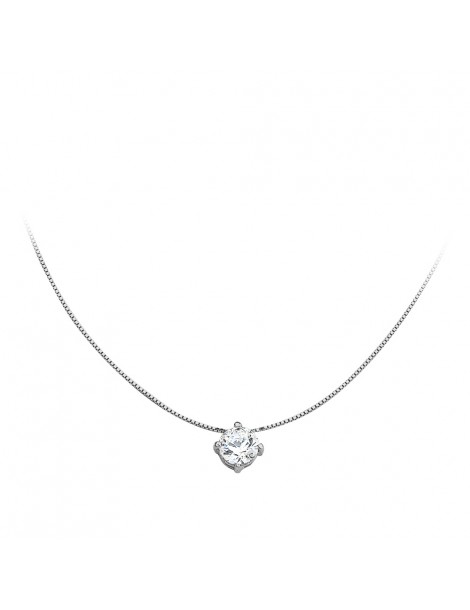 Collana pendente in argento rodiato con 3 ossidi di zirconio 31710145 Laval 1878 49,90 €