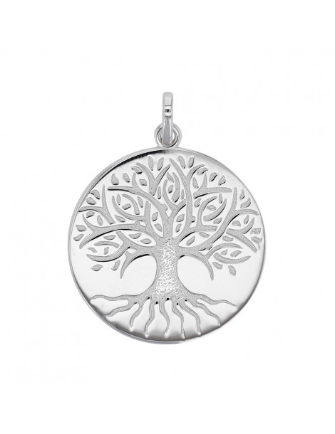 Pendant "tree of life" engraved in rhodium silver 31610436 Laval 1878 52,90 €