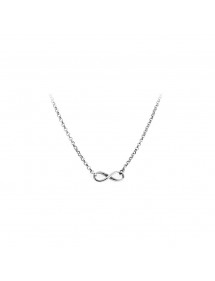 Collier symbole infini en argent rhodié 925/1000 3171079 Laval 1878 33,50 €