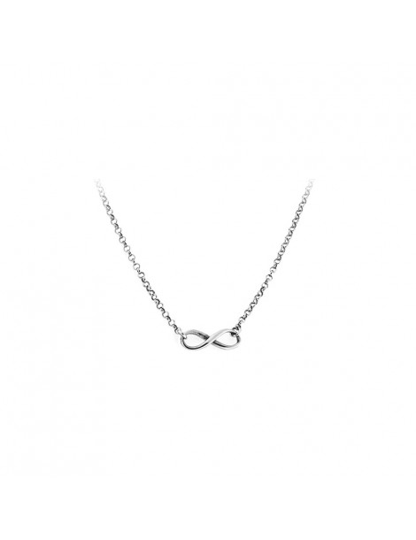 Collier symbole infini en argent rhodié 925/1000 3171079 Laval 1878 33,50 €