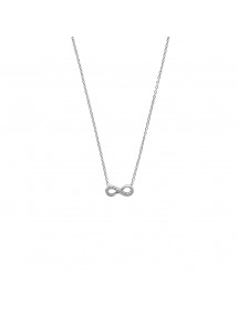 Collier microserti "Infini" en argent rhodié et oxydes de zirconium 3171033 Laval 1878 36,00 €