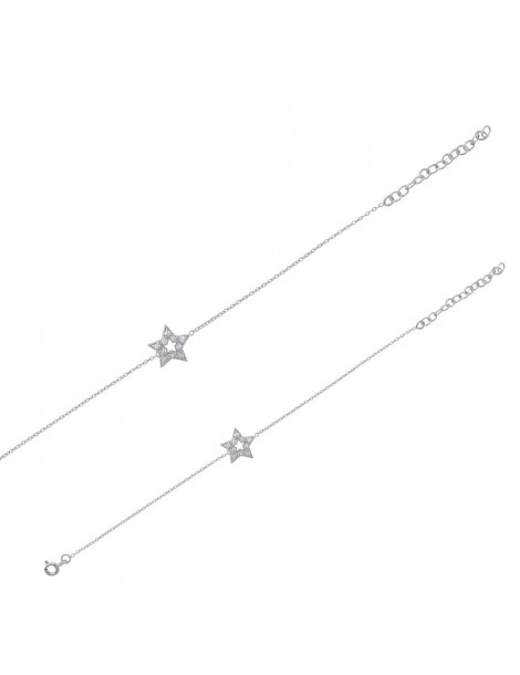 Pulsera de plata rodiada decorada con una estrella en microsercio de óxido 31812532 Laval 1878 58,00 €