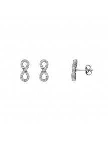Earrings microserti "Infinite" Rhodium silver and oxides 3131196 Laval 1878 39,90 €