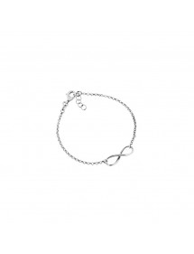 Infinity symbol bracelet in rhodium silver 3181274 Laval 1878 28,50 €