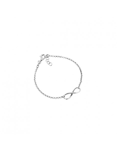 Infinity symbol bracelet in rhodium silver 3181274 Laval 1878 28,50 €