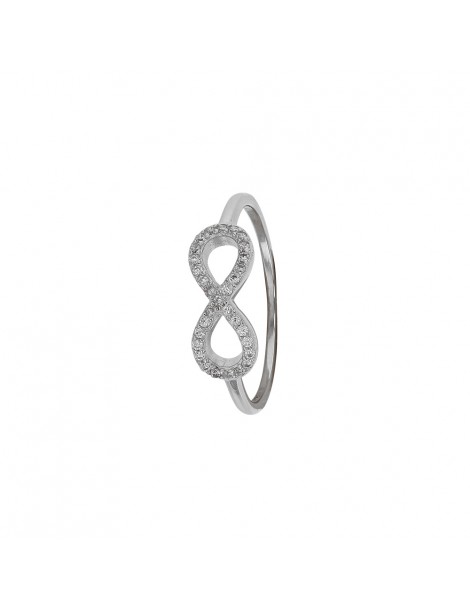 Anillo "Symbol of Infinity" óxido de rodio plata y óxido de zirconio 31114032 Laval 1878 48,00 €