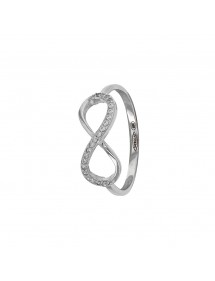 Ring microserti „Unendlich“ Rhodium Silber und Zirkonoxide 31114068 Laval 1878 42,00 €