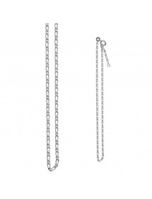 Chaîne de cheville à maille figaro simple en argent massif 311325 Laval 1878 19,90 €