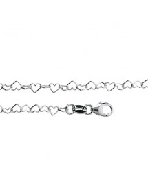 Pulsera de cadena ligera de corazones pequeños en plata esterlina 3180015 Laval 1878 14,00 €