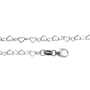 Bracelet light chain small hearts in silver 3180015 Laval 1878 14,00 €