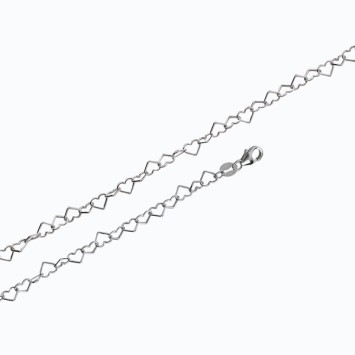 Chain bracelet in the shape of hearts in sterling silver 3180010 Laval 1878 19,00 €