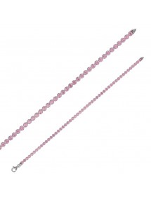 Bracelets rivières en argent rhodié, ∅ 2,75 mm, L 19 cm - 6 couleurs 31841319 Laval 1878 64,00 €