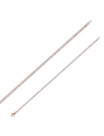 Bracelets rivers rose silver ∅ 2.10 mm, L 18 cm, 4 colors 31841718 Laval 1878 58,50 €