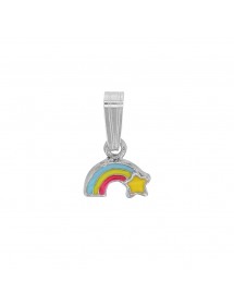 Sternförmiger Regenbogen Anhänger in Rhodium Silber 31610454 Suzette et Benjamin 20,00 €