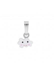 Pendentif en forme de nuage blanc en argent rhodié 31610453 Suzette et Benjamin 18,00 €