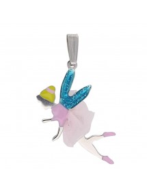 Anhänger Fee Tutu und blaue Flügel Rhodiumsilber 31610444 Suzette et Benjamin 39,90 €